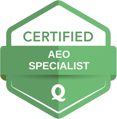 AEO certified badge of trustpoint xposure