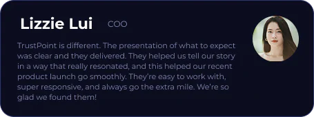 woman happy with trustpoint xposure service