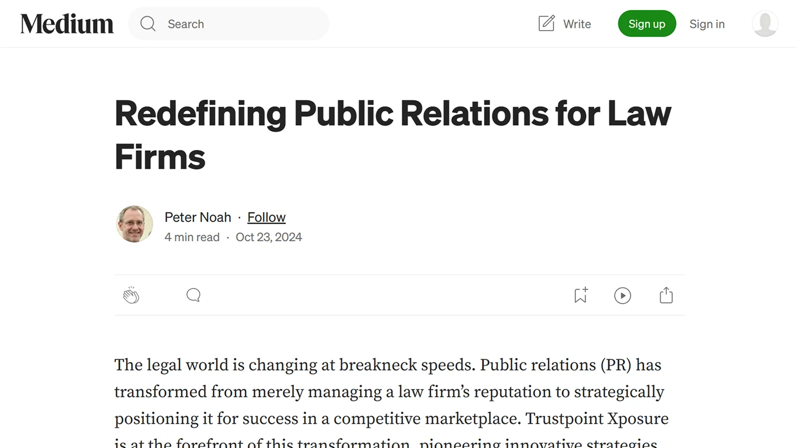 Medium: Sharing Stories That Matter