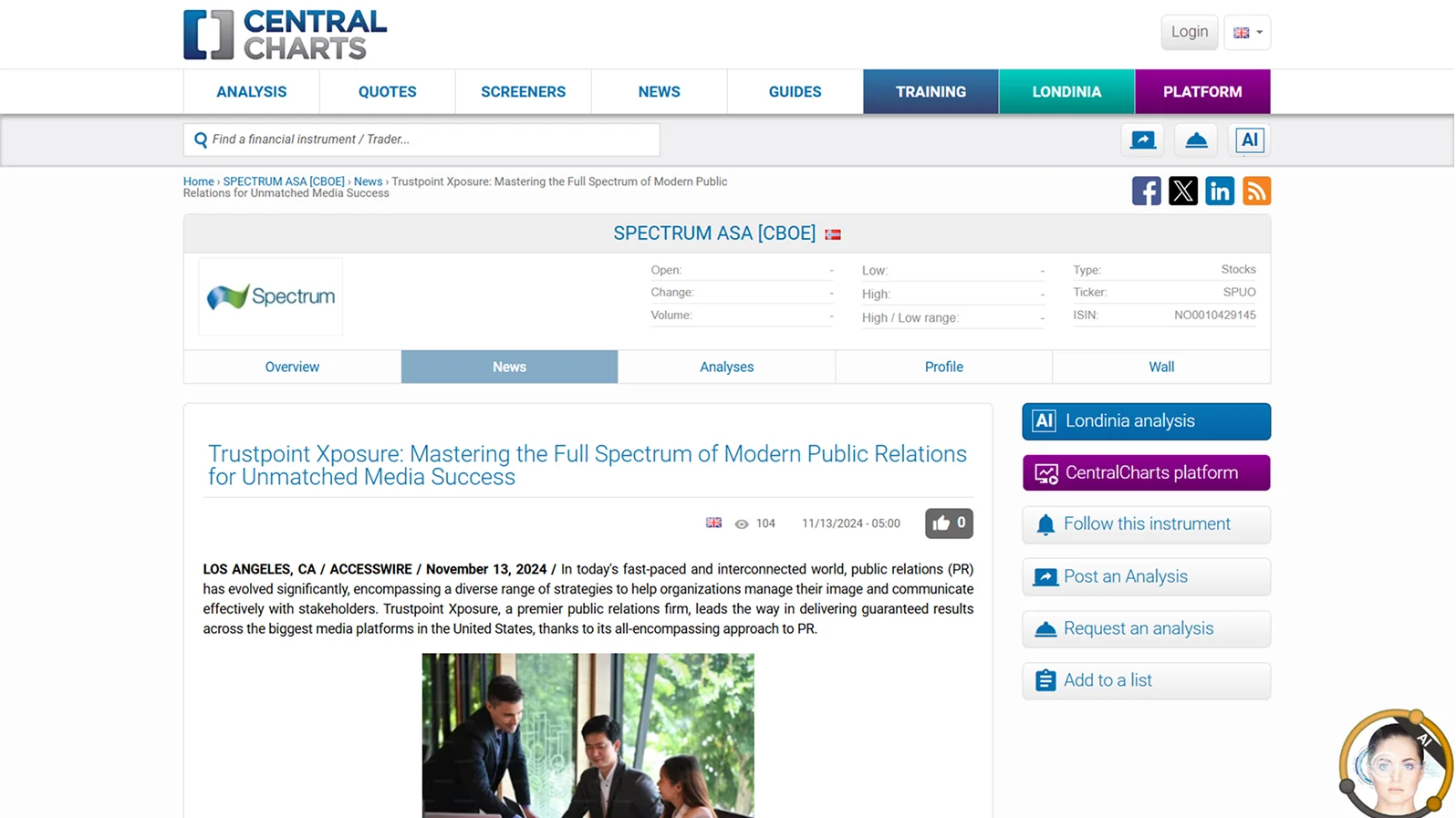 Central Charts: Market Insights That Matter