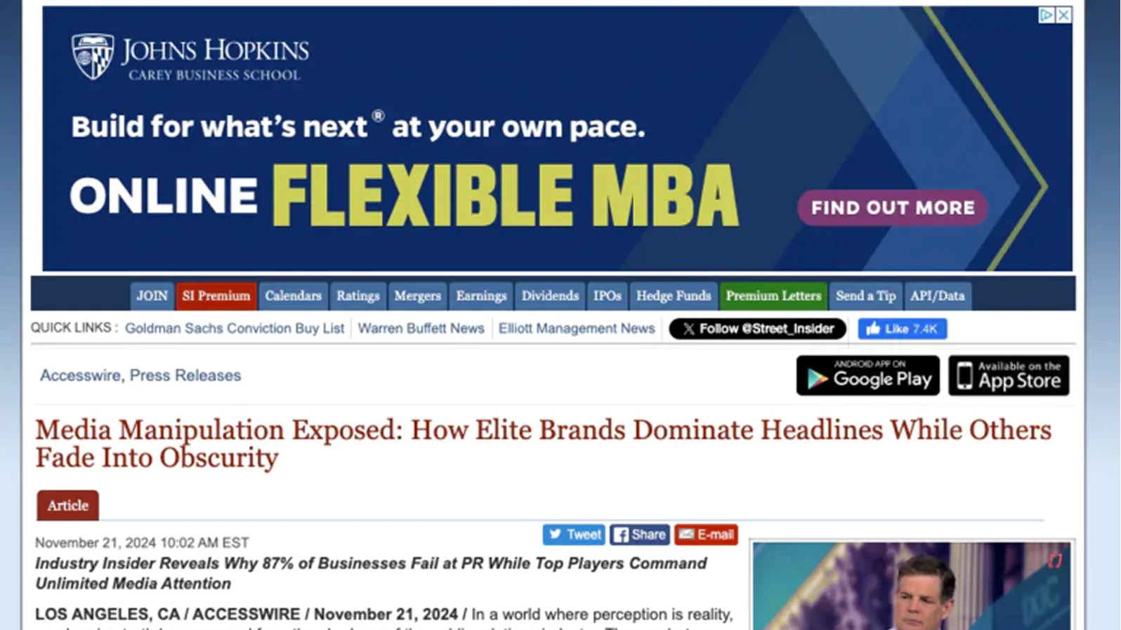 Making Headlines in StreetInside