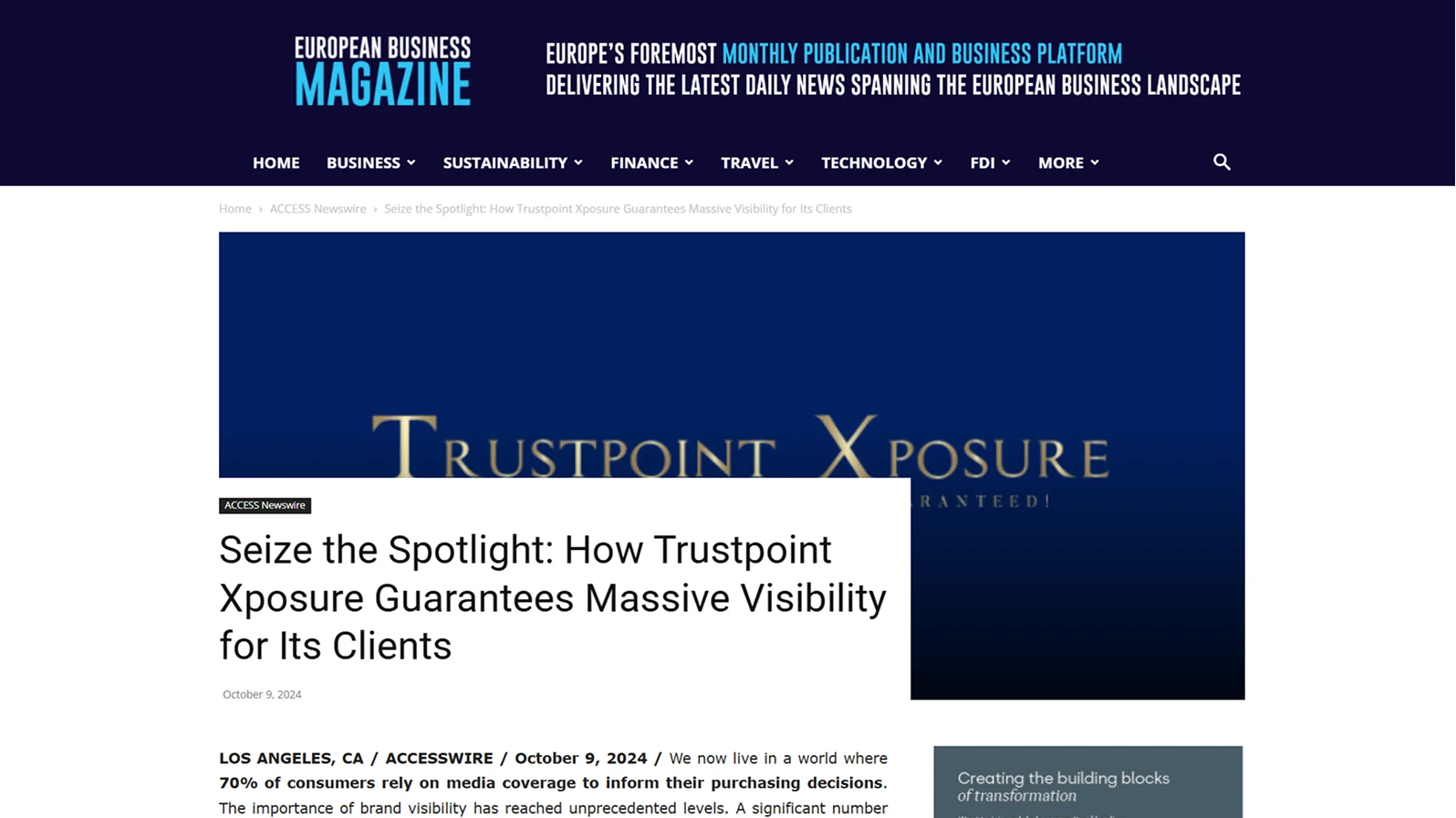 European Business Magazine