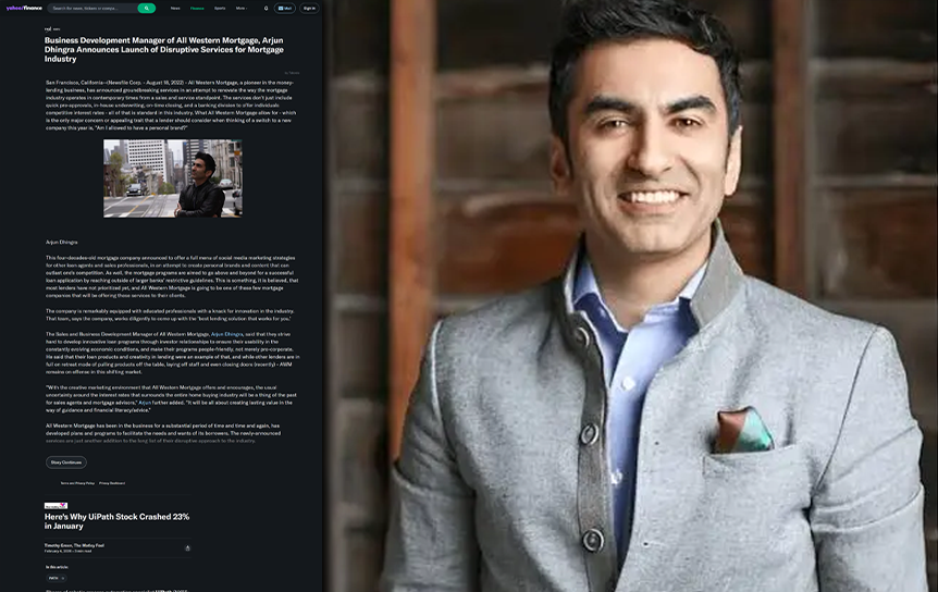 Arjun Dhingra​ case study