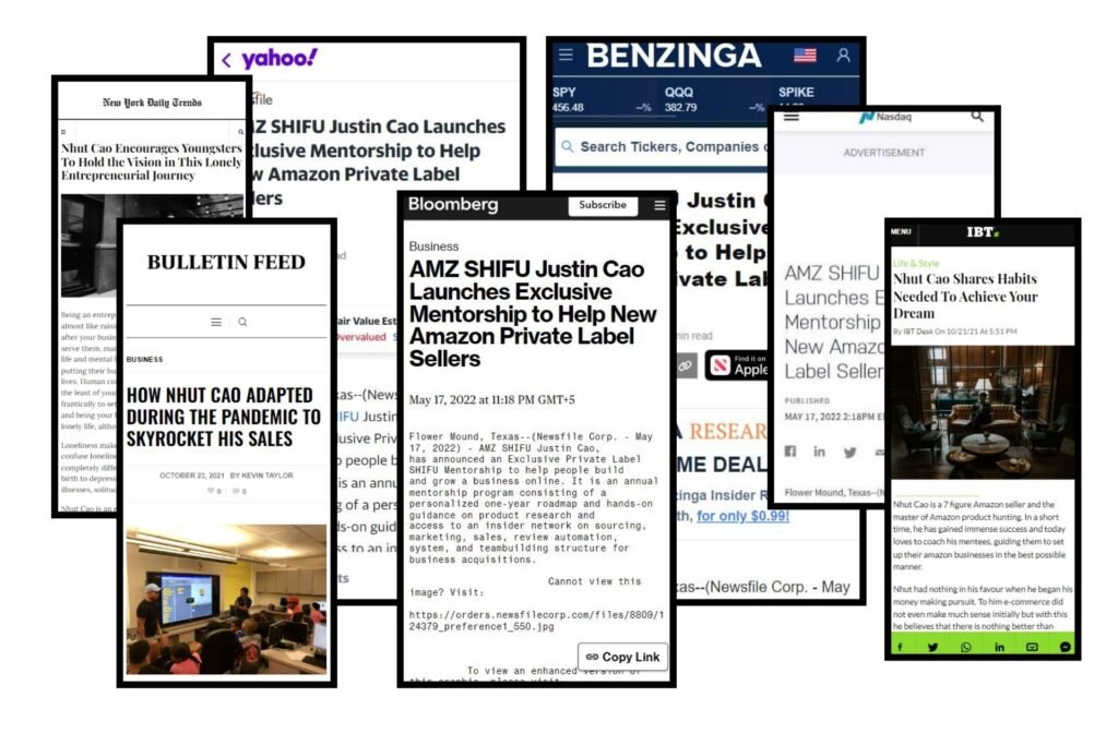 Justin Cao media features