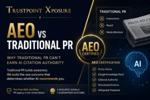 AEO vs traditional PR