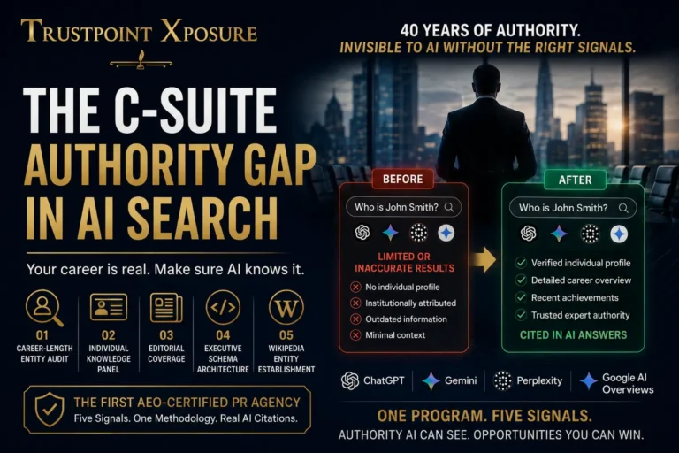 Why Accomplished Executives Are Invisible in AI Search