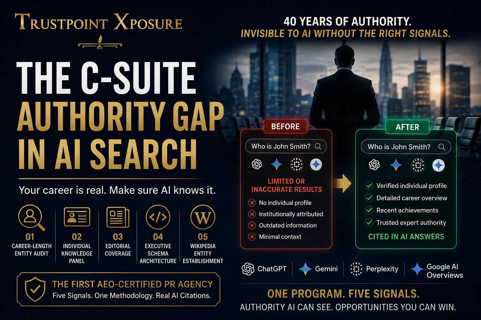 Why Accomplished Executives Are Invisible in AI Search