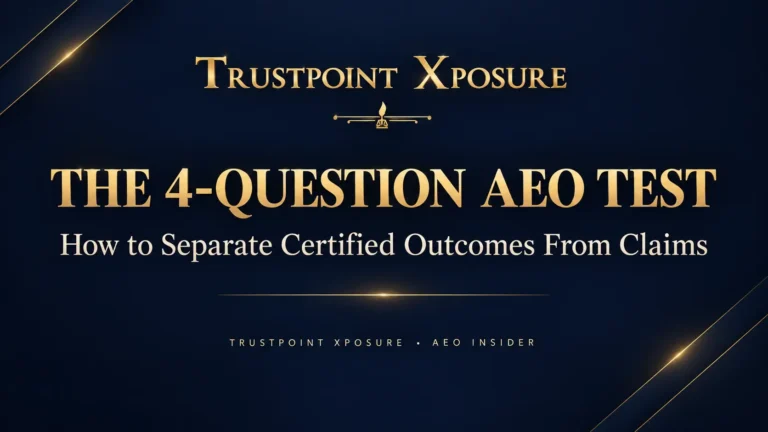 How to Identify a Genuine AEO Agency in 2026