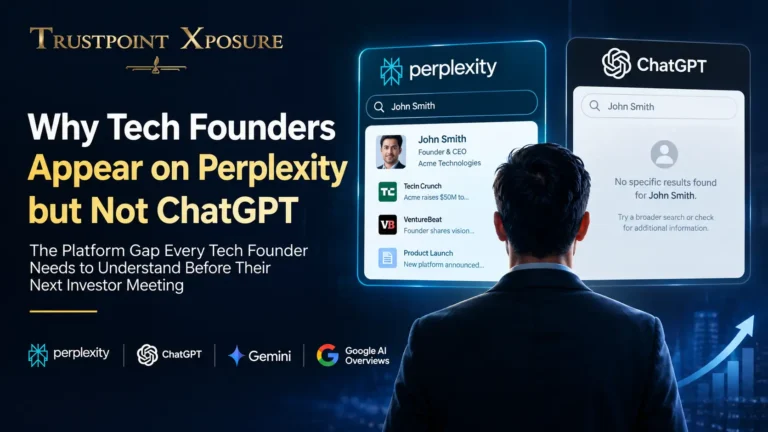Why Tech Founders Appear on Perplexity but Not ChatGPT
